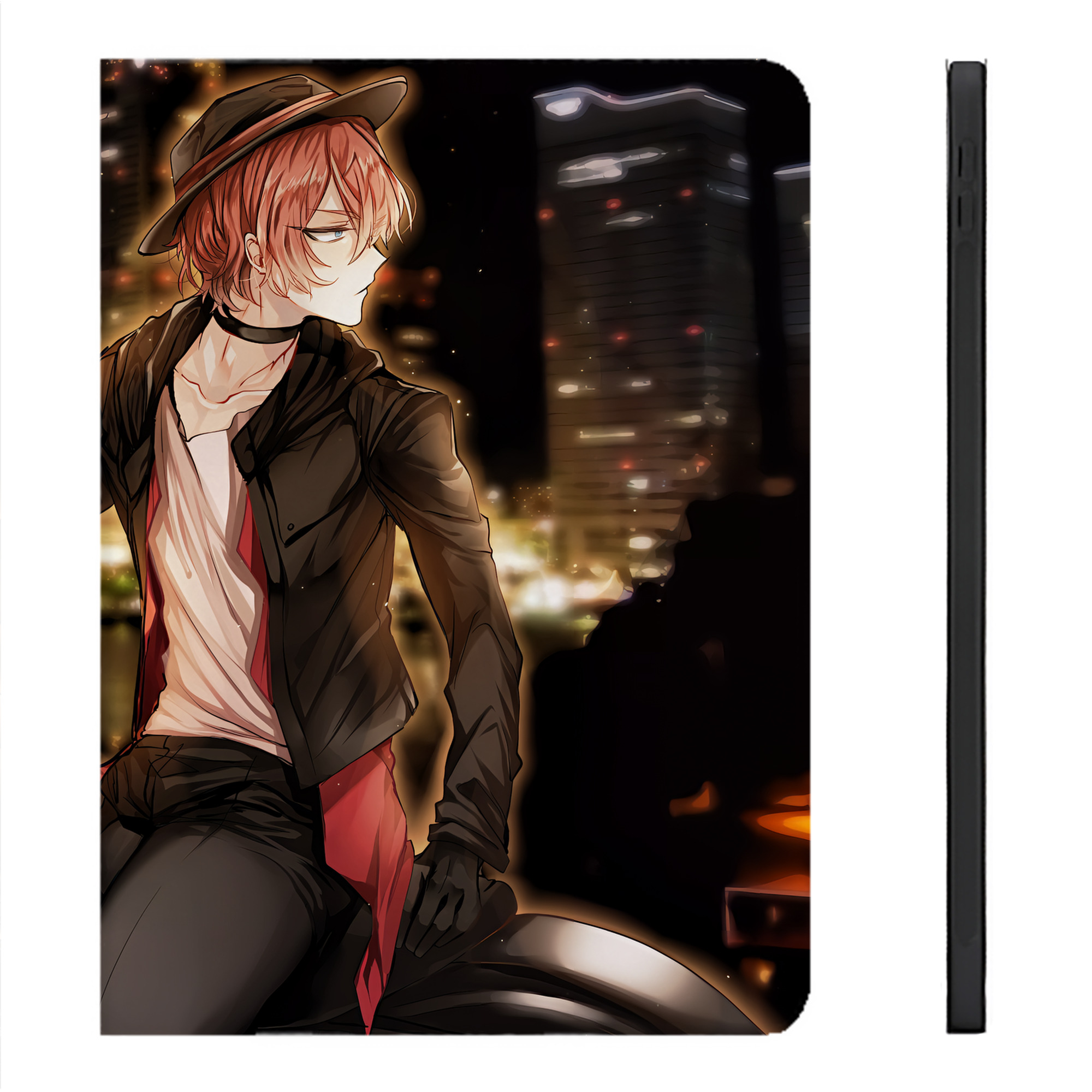 （画像用） 文豪ストレイドッグス Bungo Stray Dogs IPadケース ペンホルダー付き ブックスタイルデザイン